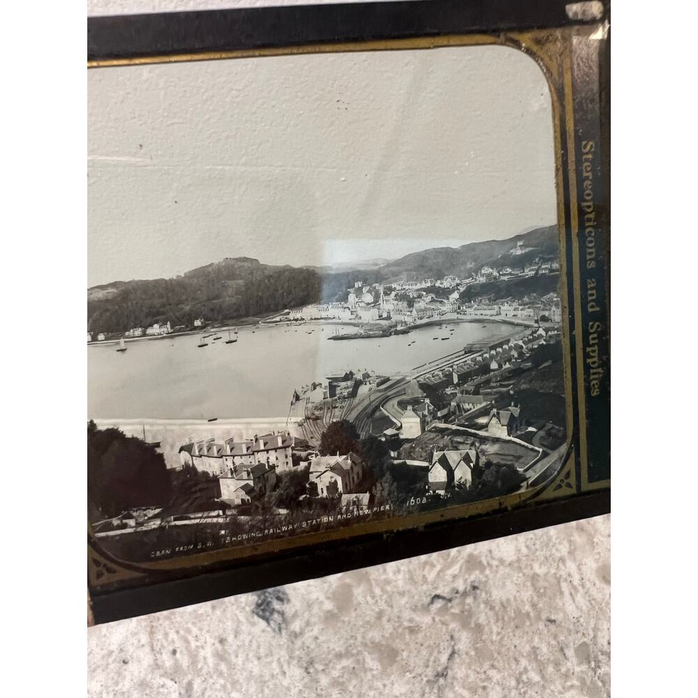 Antique Magic Glass Lantern Slide from A.D. Handy Boston, Mass JL - Picture 3 of 5